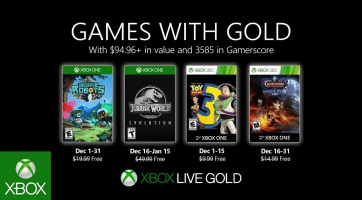 Toy Story 3 és Jurassic World Evolution a decemberi Games With Goldban