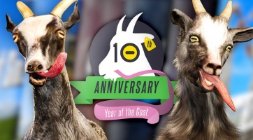 Új DLC-vel ünnepel a tízéves a Goat Simulator