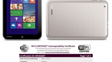 Új Windows 8.1-es Toshiba táblagép a láthatáron