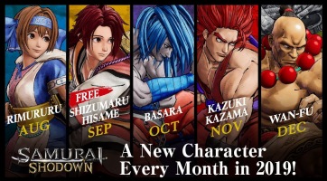 Újabb DLC karakterek csatlakoznak a Samurai Shodown-hoz