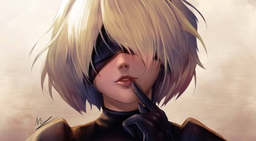 Újabb látványos szobor készül 2B-ről, a NieR: Automata főhőséről