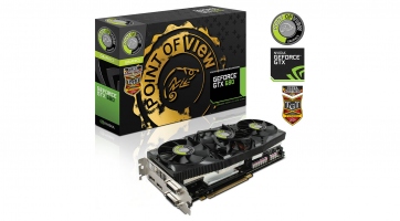 Újabb túlhajtott GTX 680-as gyorsítóval bővült a PoV kínálata