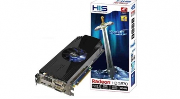 Újabb HD 5870-es videokártyák a HIS-től