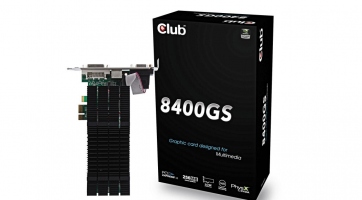 Új GeForce 8400 GS kártya a Club3D-től