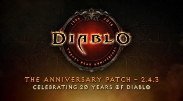 Videón a Diablo 20 éves ünnepi frissítése