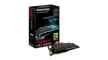 Vízhűtéses Radeon HD 5970 a PowerColor kínálatában