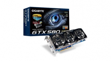 WindForce hűtéssel szerelt GeForce GTX 580 a Gigabyte-tól