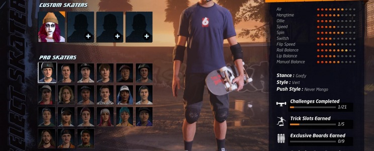 Tony Hawk's Pro Skater 1+2 Remastered
