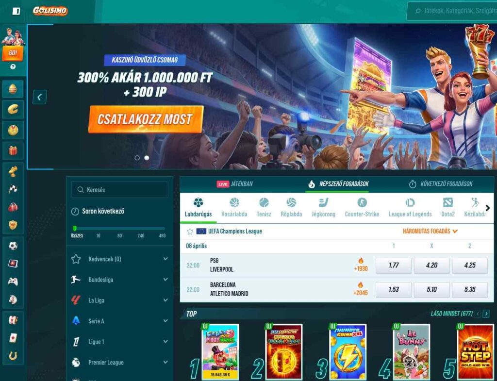 Verde Casino játékfelület kép