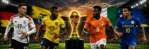 2026-os foci-vb E csoport: Németország a favorit