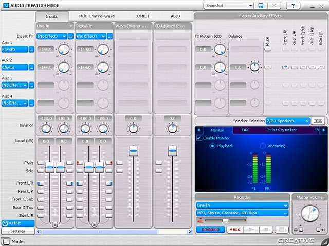 SoundBlaster kártyák tesztje