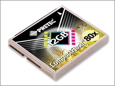 Szupergyors 2 GB-os Pretec flashmemória-kártya