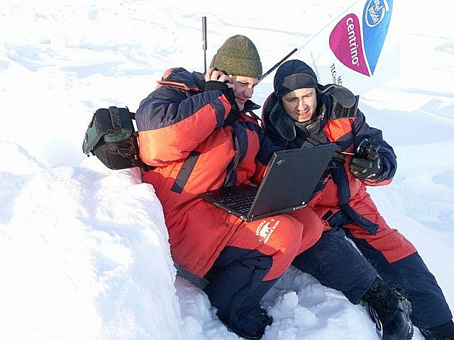 Intel technológia északi sarkköri jégtáblán