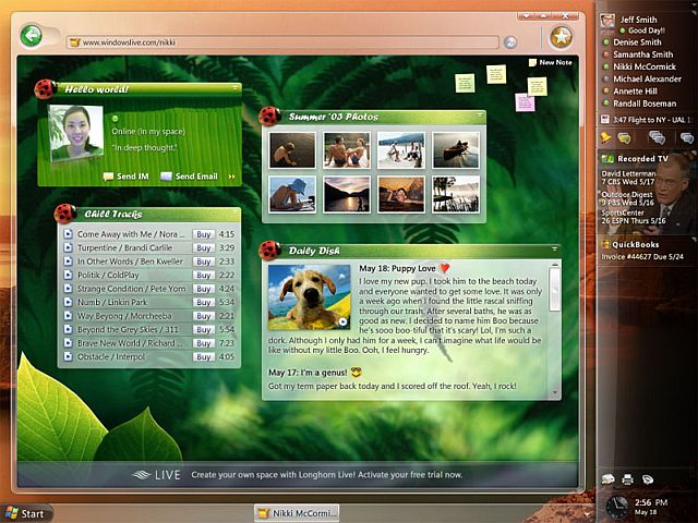 Legkevesebb 1 GByte memória kell majd a Windows Vista-hoz