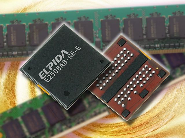 DRAM lapka 90nm-es technológiával, kisebb energia-felvétellel