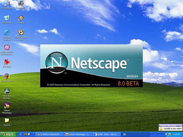 Netscape böngésző a HP PC-in