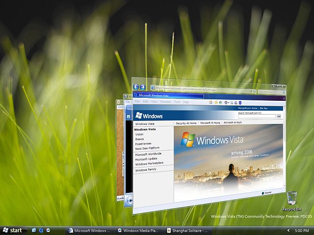 CES: Látványos Windows Vista bemutató