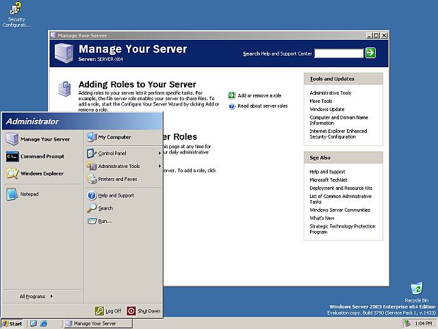 A Microsoft bevezette a Windows Server 2003 R2 verzióját