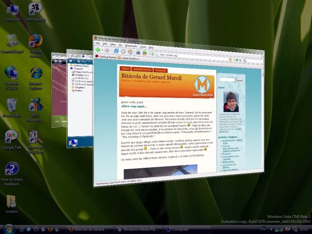 A Microsoft kiadta a Vista nyilvános tesztváltozatát