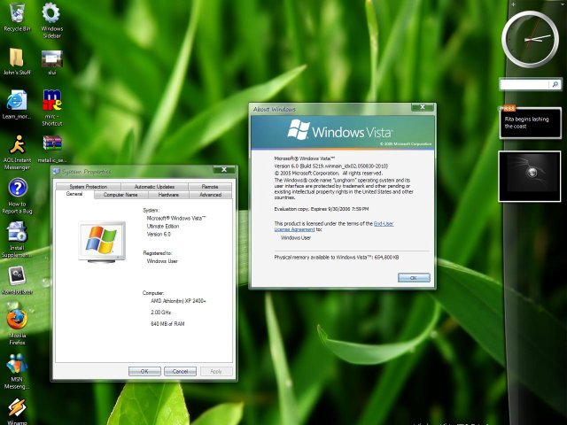 A Windows Vista kiadása tervszerűen halad