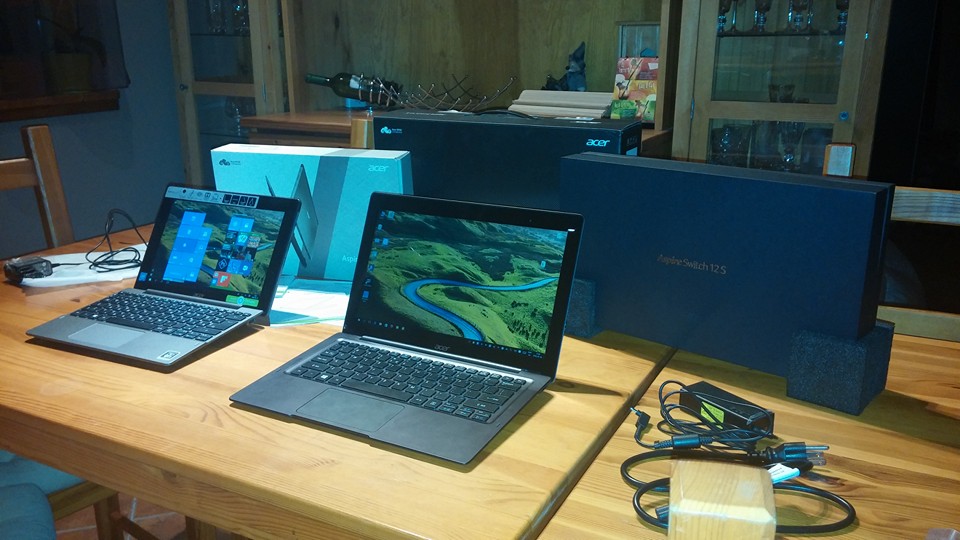 Acer Aspire Switch 10v és 12S Laptop és tablet egyben.