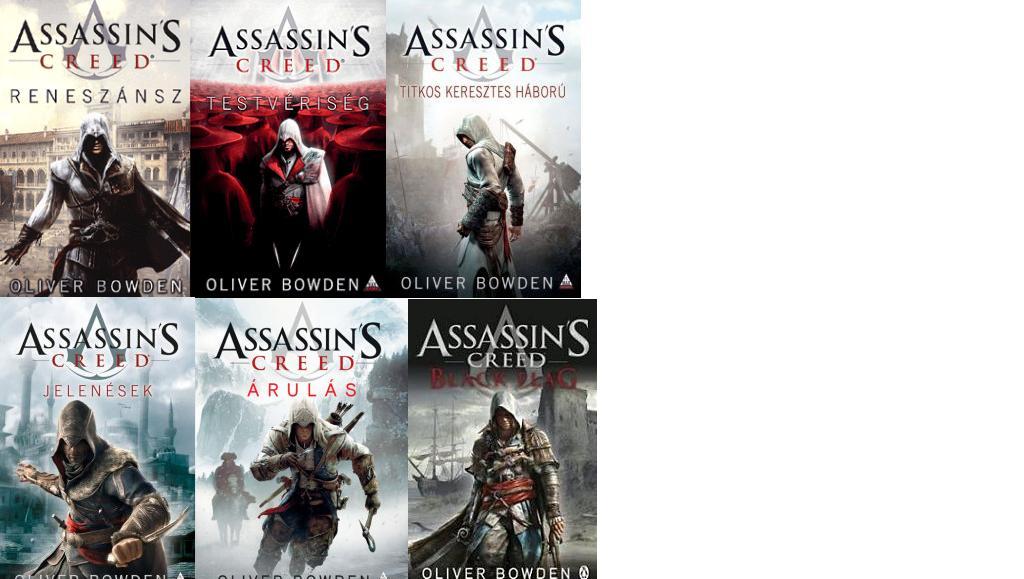 Assassins Creed könyvek