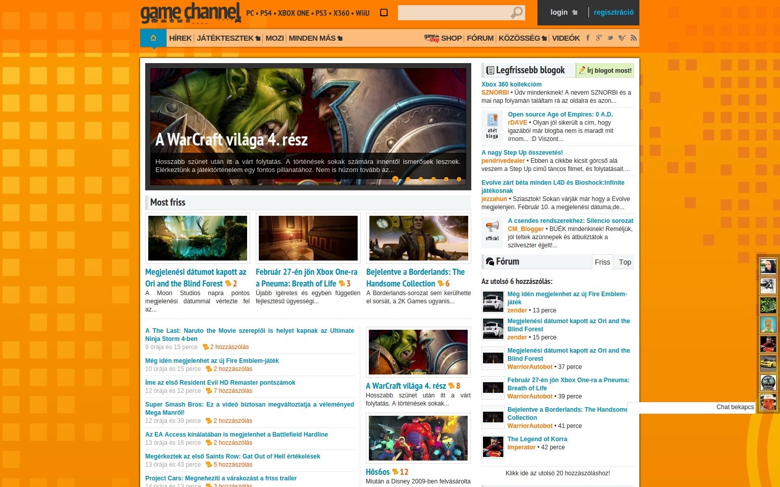 Game Channel 8.0 béta indítás