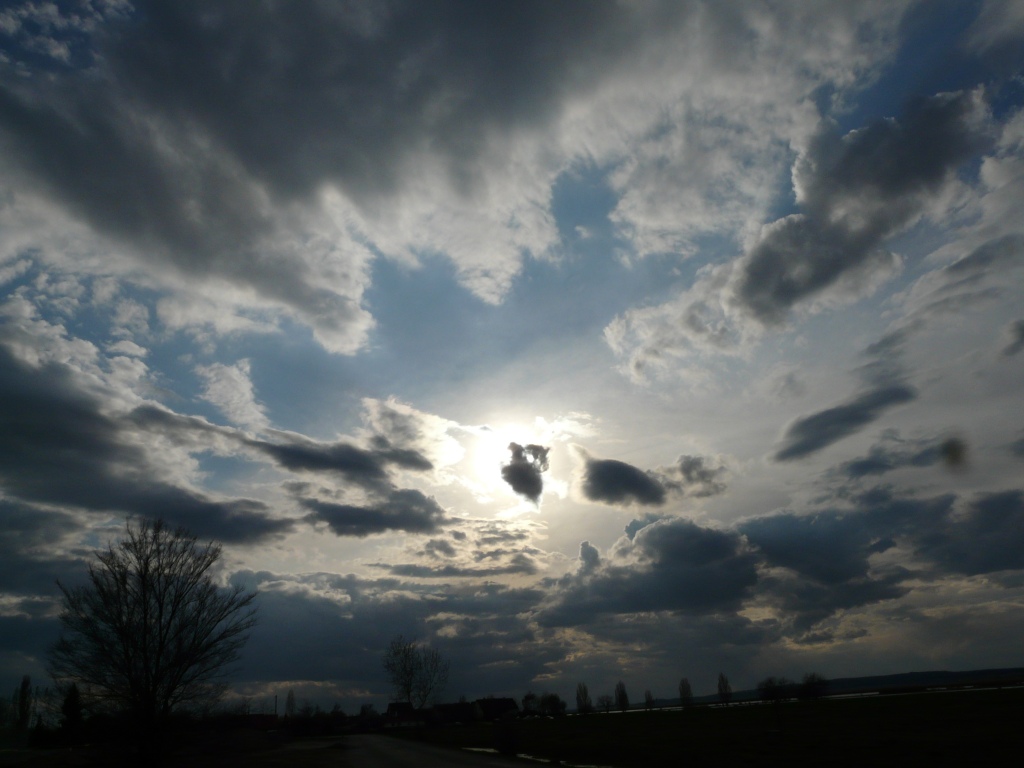 Szép felhők voltak ma