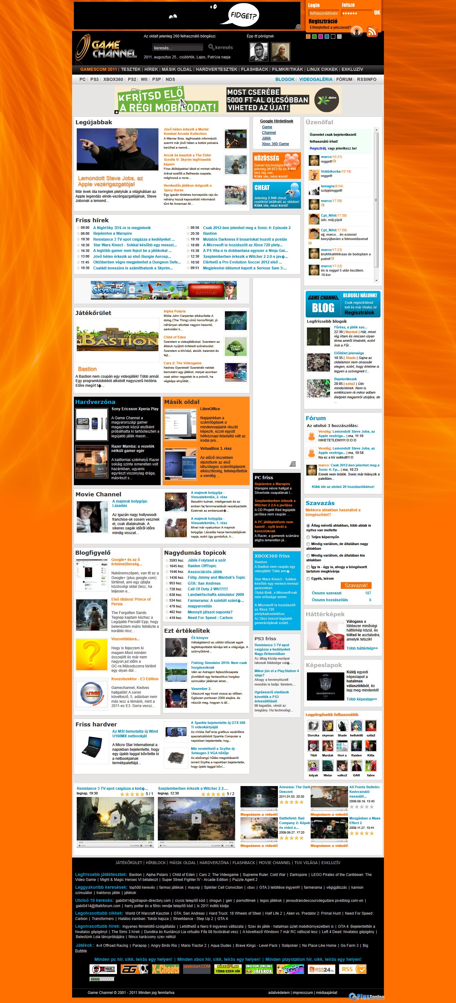 Új Game Channel, fáradt marco