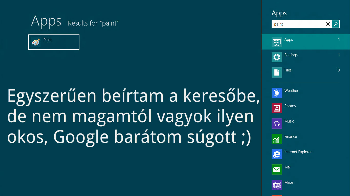 Win8, azaz, adjatok egy pakk zsepit mert besírtam!