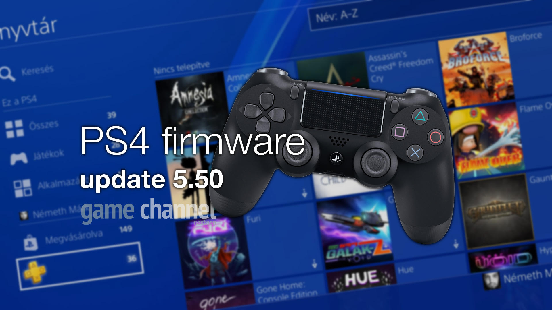 Kipróbáltuk a PlayStation 4 új rendszerét – PS4 5.50 firmware bétateszt