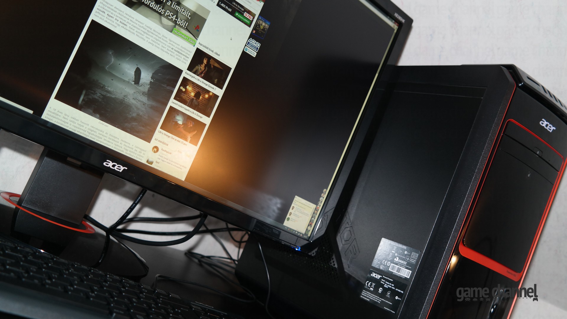 Acer Predator XB280HK és Predator G3-605 teszt