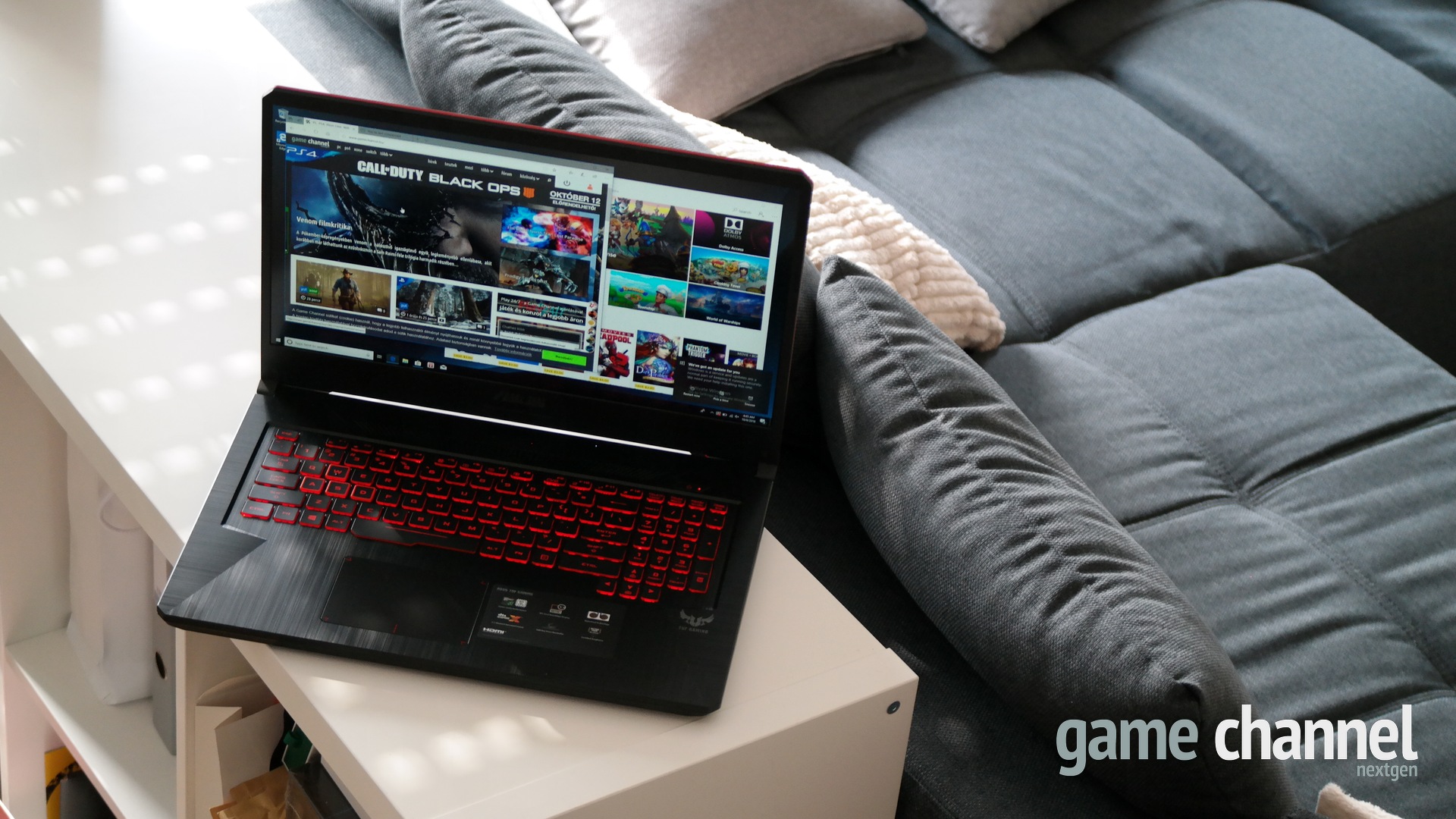 Asus TUF Gaming FX705 teszt: létezés a ROG széria mellett