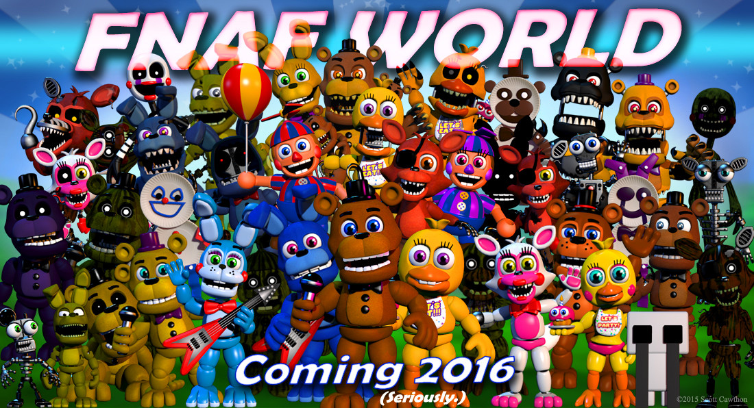 2016-ban jelenik meg a Five Nights At Freddy's World