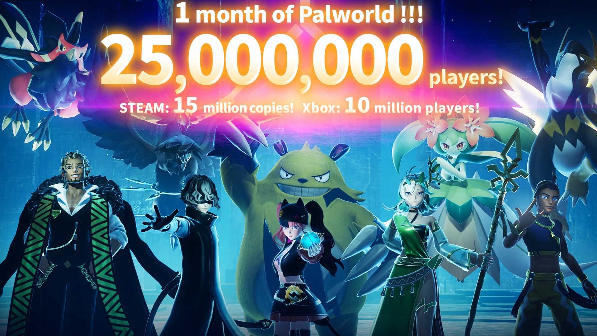 25 millióan léptek be a Palworld világába