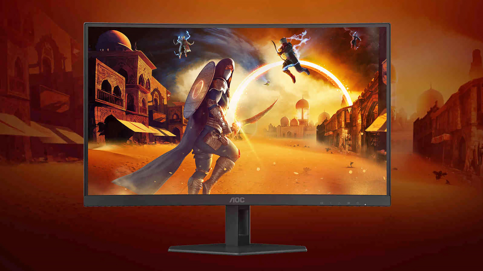 280 Hz-es ívelt gamer monitort dobott jó áron piacra az AOC