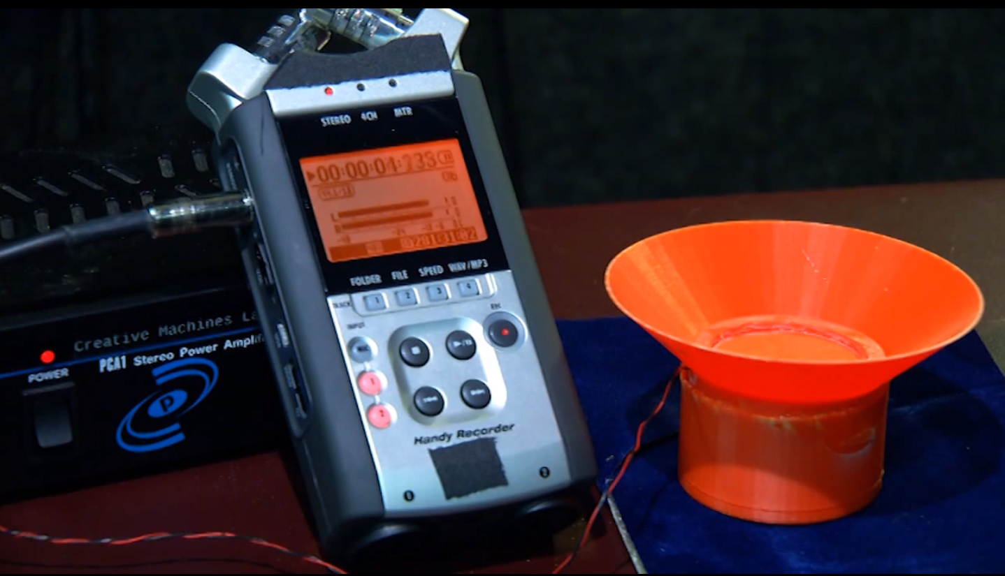 3D nyomtatás segítségével építettek hangszórót a Cornell egyetem tanulói