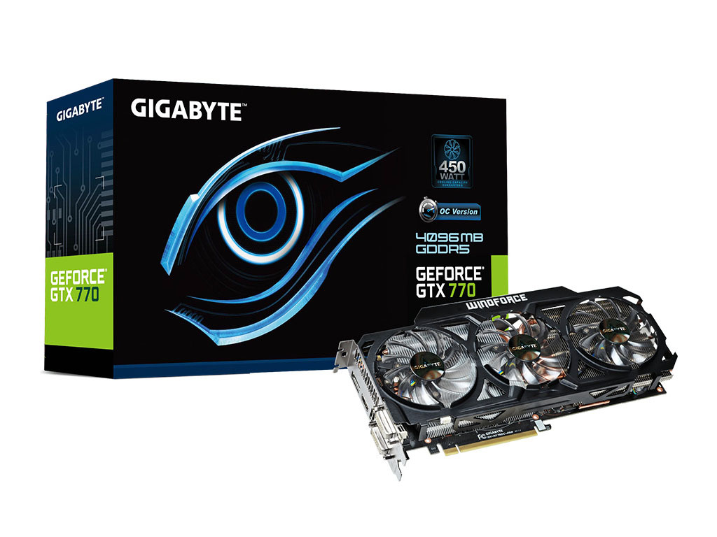 4 GB-os GeForce GTX 770 a Gigabyte kínálatában