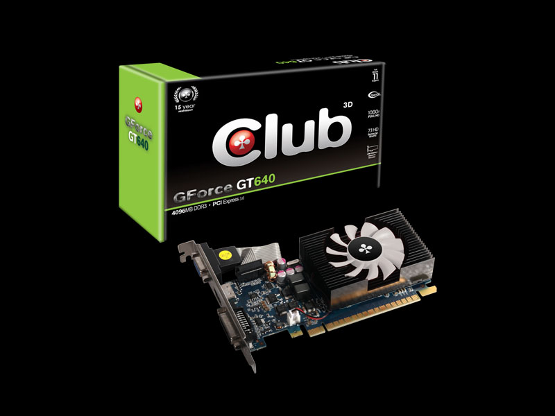 4 GB-os GT 640-es gyorsítóval bővült a Club 3D kínálata