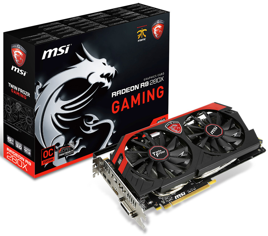 6GB memóriával érkezik az MSI R9 280X Gaming VGA