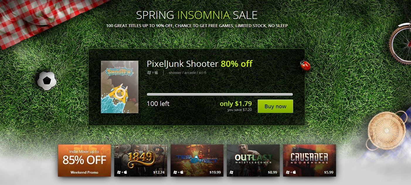 90%-os leárazásokkal várja felhasználóit a GOG.com!