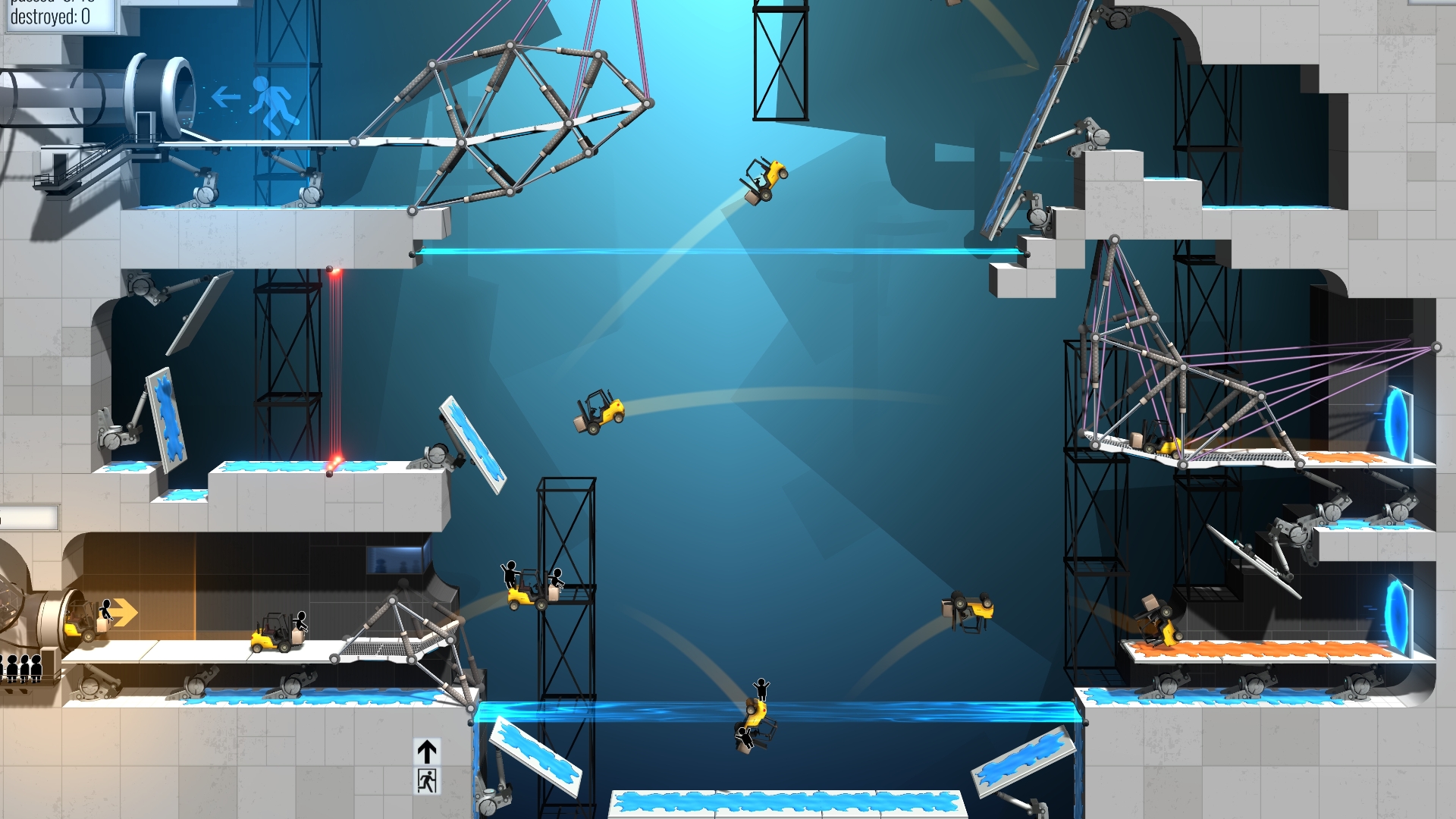 A Bridge Constructor Portal-ban is Ellen McLain adja majd GLaDOS hangját