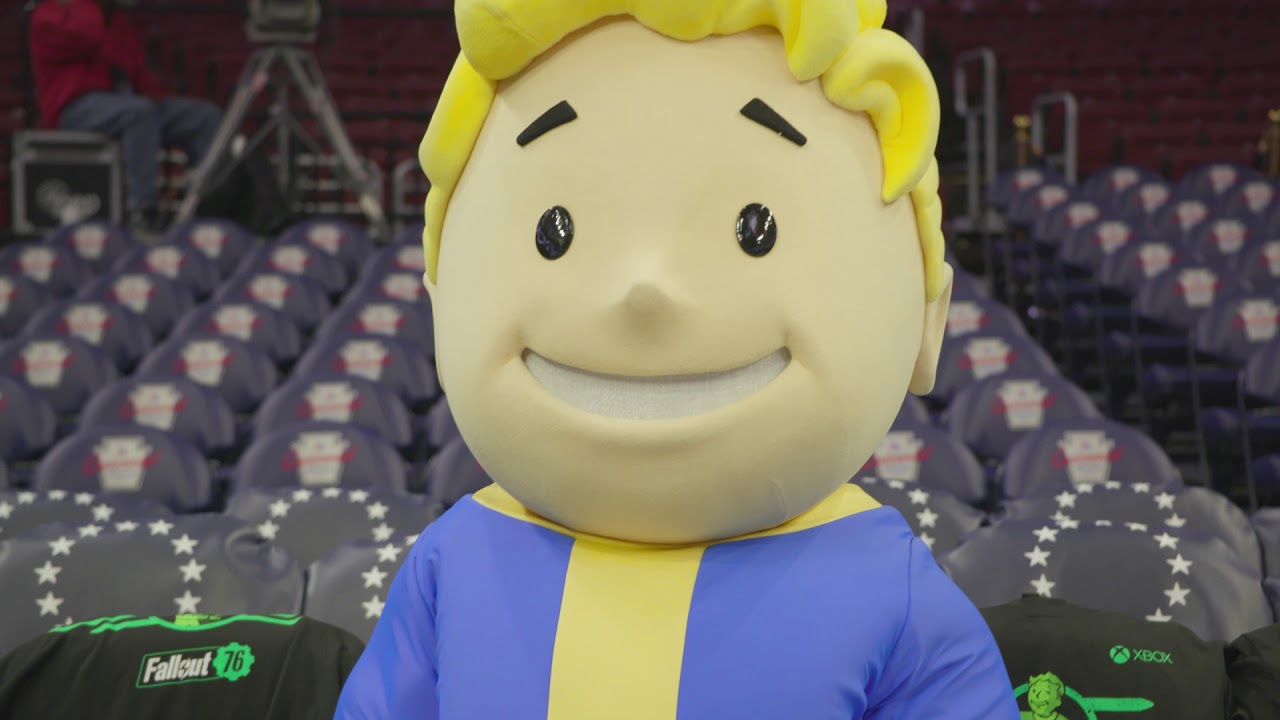 A Fallout 76 közelgő megjelenése miatt Vault Boy még kosárlabdázni is megtanult