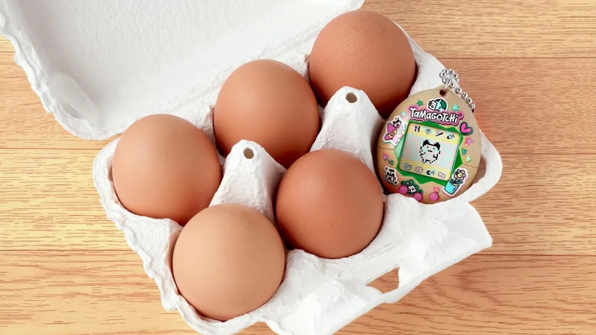 A legújabb Tamagotchi valódi tojásból készül