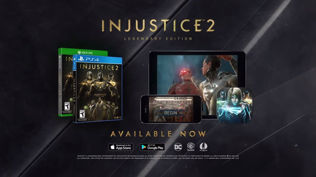 A megjelenés örömére trailert kapott az Injustice 2: Legendary Edition