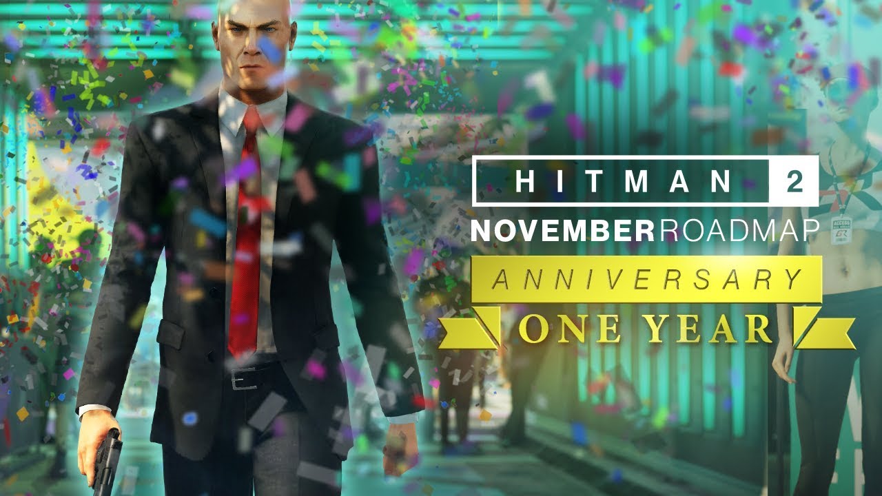 A novemberi tartalmak a Hitman 2 egy éves évfordulóját ünneplik