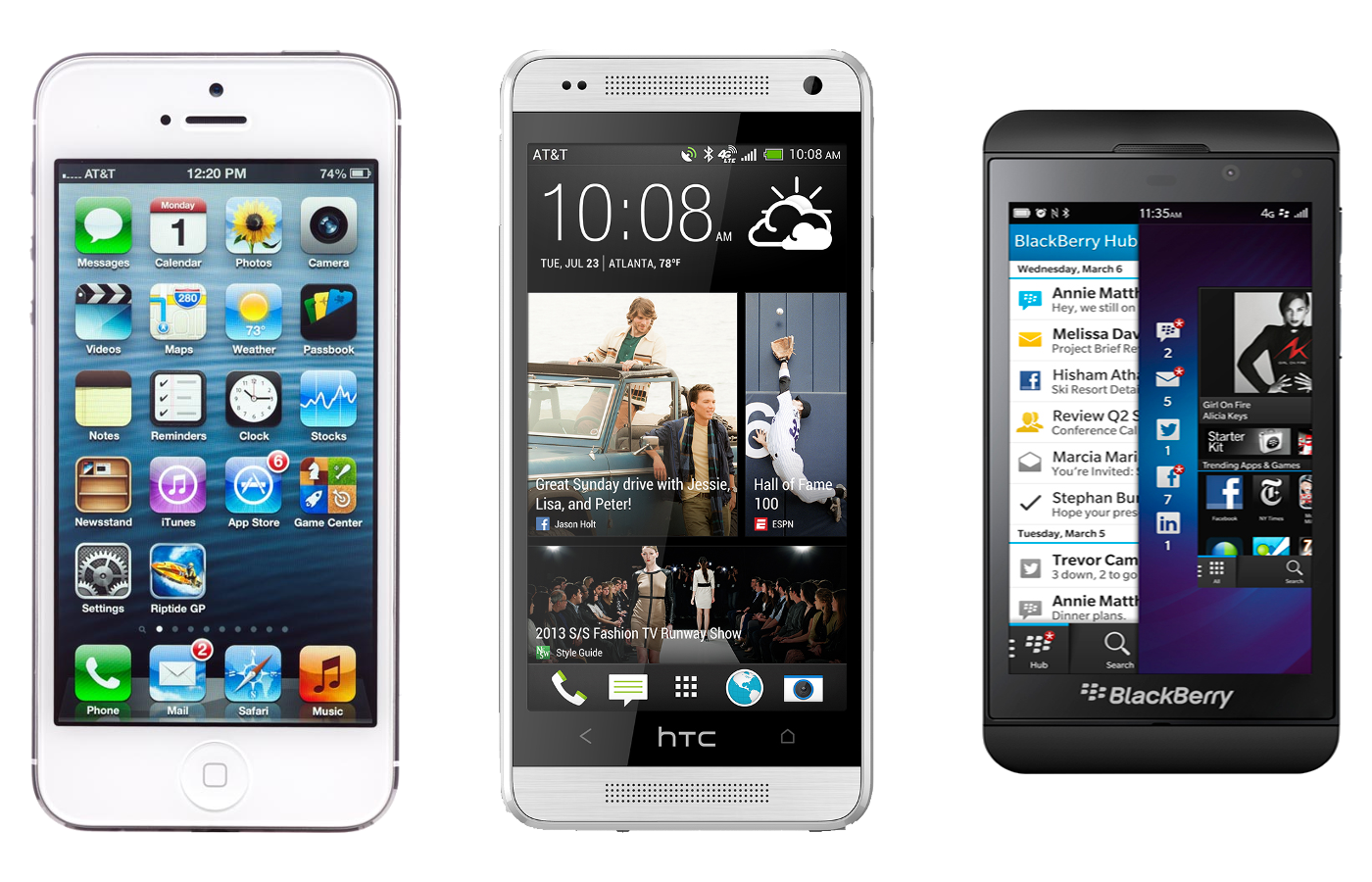 A BlackBerry még mindig kelendőbb, mint a HTC vagy a Motorola