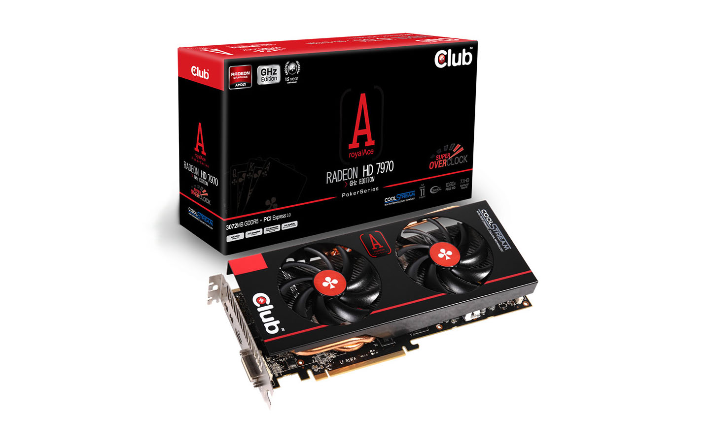 A Club 3D bemutatta új HD 7970 royalAce gyorsítóját