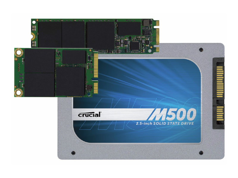 A Crucial piacra dobta az M500-as SSD tárolóit