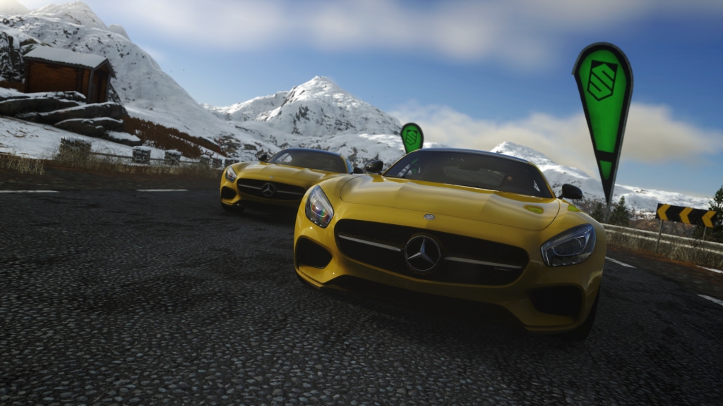 A DriveClub pályáin próbálhatjuk ki először az új Mercedes-AMG GT-t